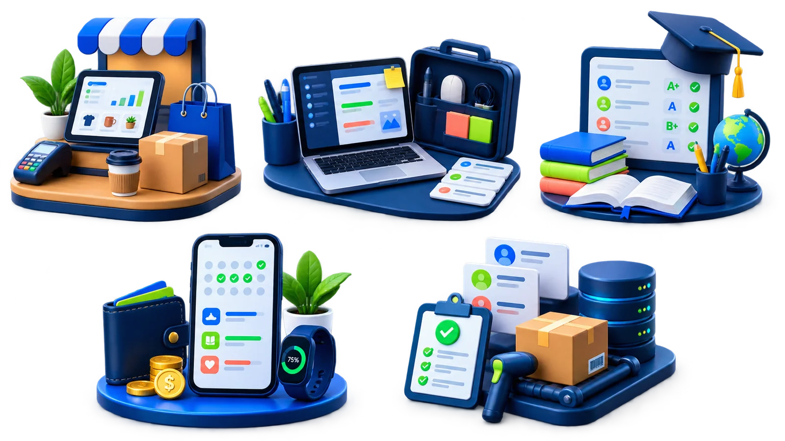 Lima kelompok pengguna Web Apps